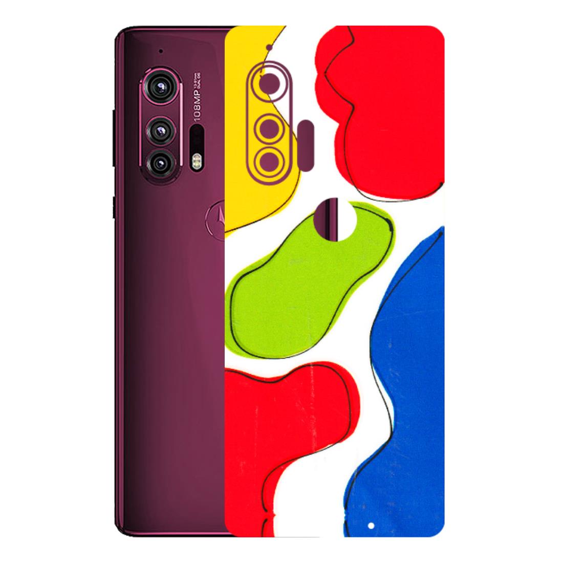Motorola Phone Skins (All Models) - RGB Colour Paint - 3D Embossed Finish (L-284) Motorola Moto Edge Plus