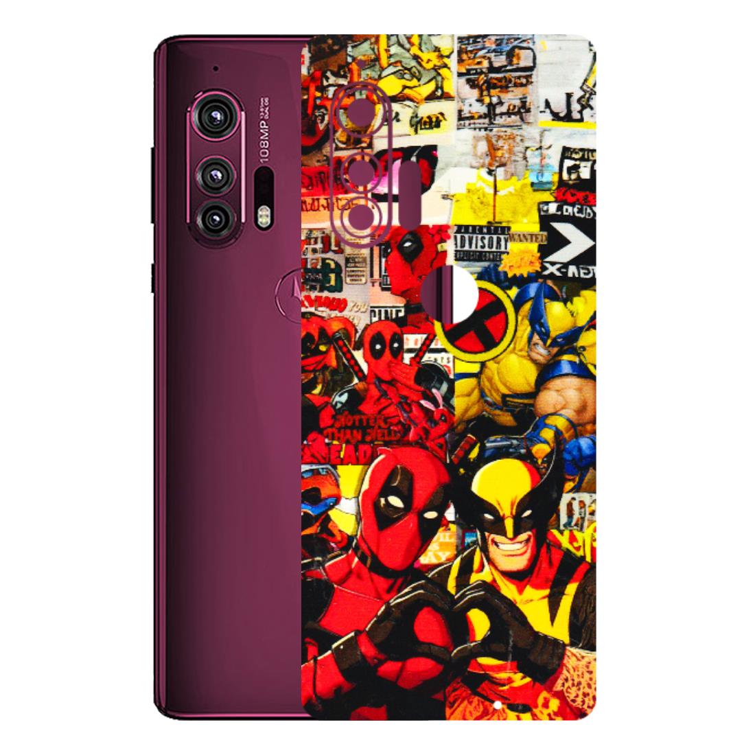 Motorola Phone Skins (All Models) - Spidy Wolverine - 3D Embossed Finish (L-310) Motorola Moto Edge Plus