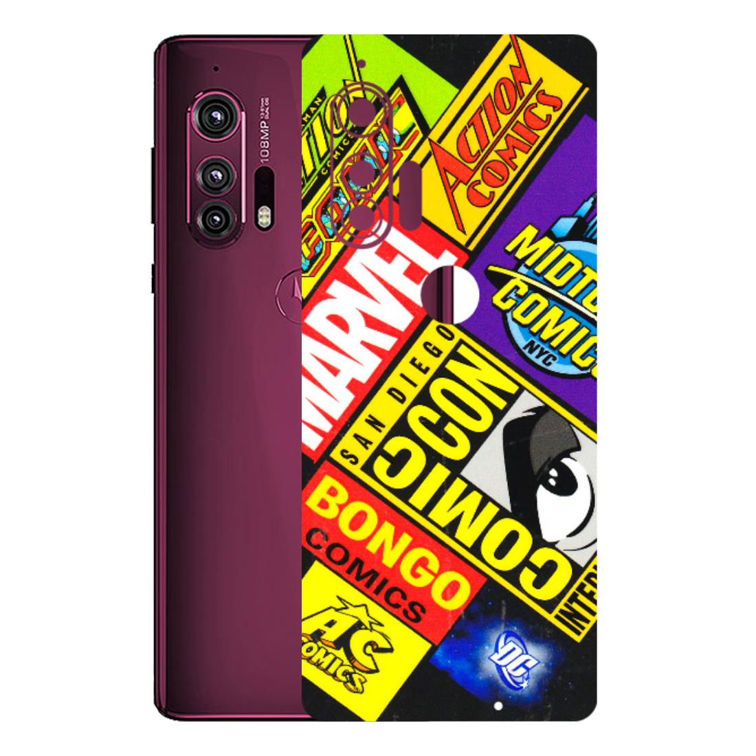 Motorola Phone Skins (All Models) - Bongo Comic Con - 3D Embossed Finish (L-325) Motorola Moto Edge Plus