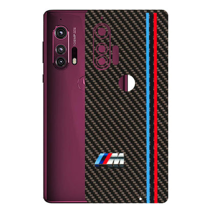 Motorola Phone Skins (All Models) - BM Carbon Fiber Feels - 3D Embossed Finish (L-38) Motorola Moto Edge Plus