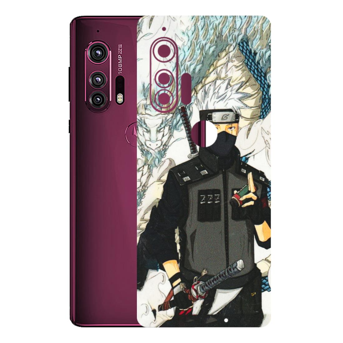 Motorola Phone Skins (All Models) - Kakashi Hatake Naruto Anime - 3D Embossed Finish (L-46) Motorola Moto Edge Plus