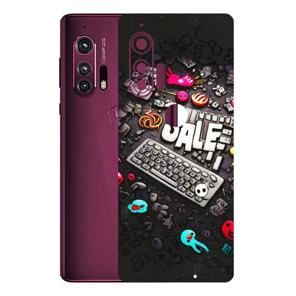 Motorola Phone Skins (All Models) - Gadgets Sale - 3D Embossed Finish (L-50) Motorola Moto Edge Plus