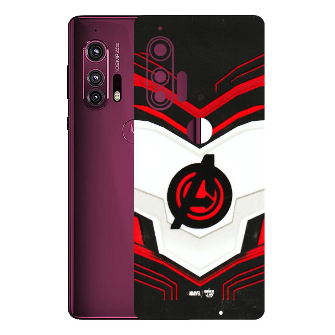 Motorola Phone Skins (All Models) - Avengers Logo - 3D Embossed Finish (L-55) Motorola Moto Edge Plus