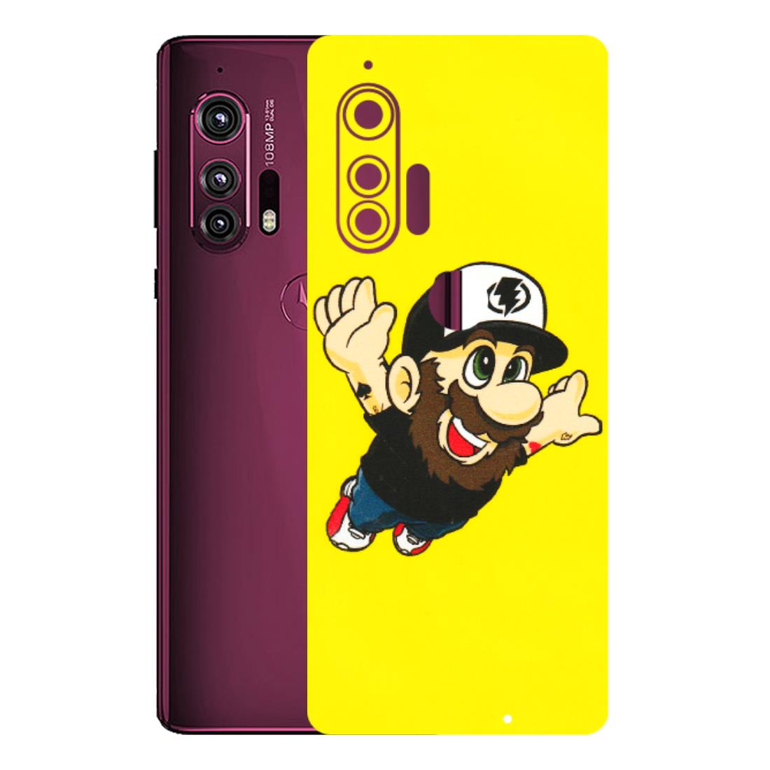 Motorola Phone Skins (All Models) - Flying Beardo - 3D Embossed Finish (L-60) Motorola Moto Edge Plus