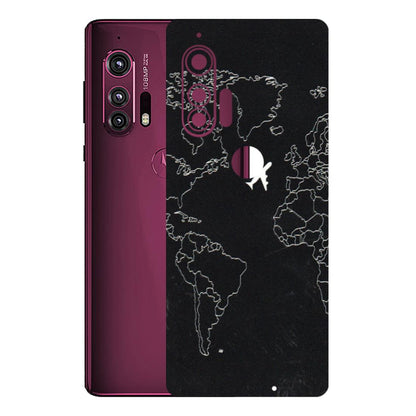 Motorola Phone Skins (All Models) - Never Ending Travel - 3D Embossed Finish (L-79) Motorola Moto Edge Plus