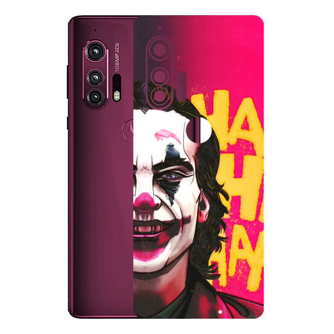 Motorola Phone Skins (All Models) - Joker Evil Laugh - 3D Embossed Finish (L-97) Motorola Moto Edge Plus