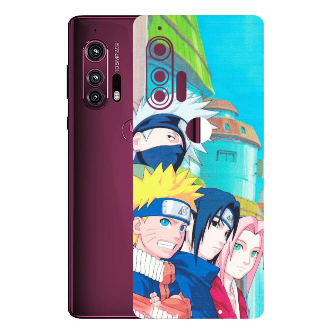 Motorola Phone Skins (All Models) - Team Minato And Kakashi - Matte Finish (M-101) Motorola Moto Edge Plus