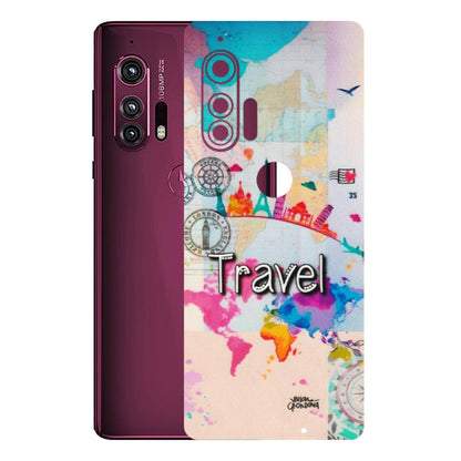 Motorola Phone Skins (All Models) - Travel The Wonders - Matte Finish (M-108) Motorola Moto Edge Plus