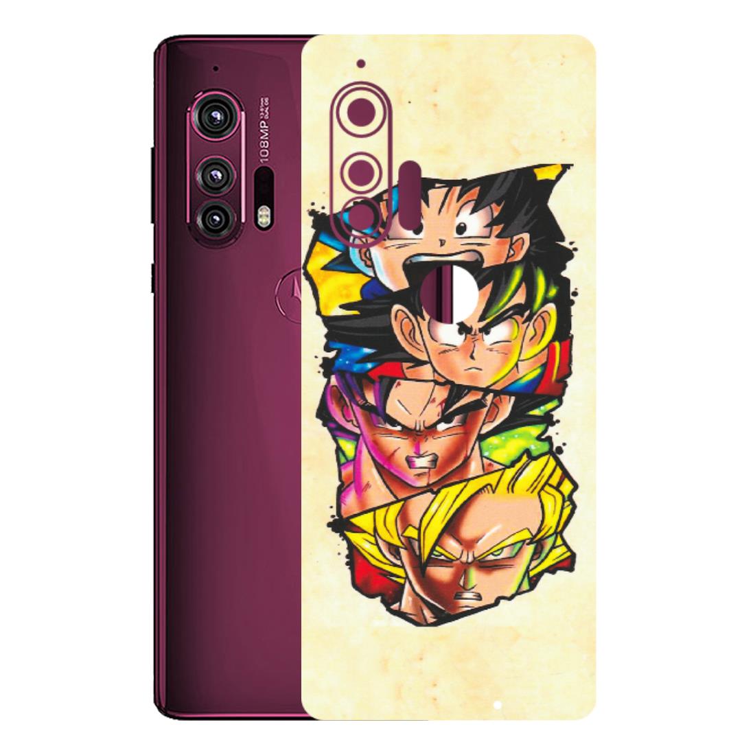 Motorola Phone Skins (All Models) - Angry Multi Anime - Matte Finish (M-113) Motorola Moto Edge Plus