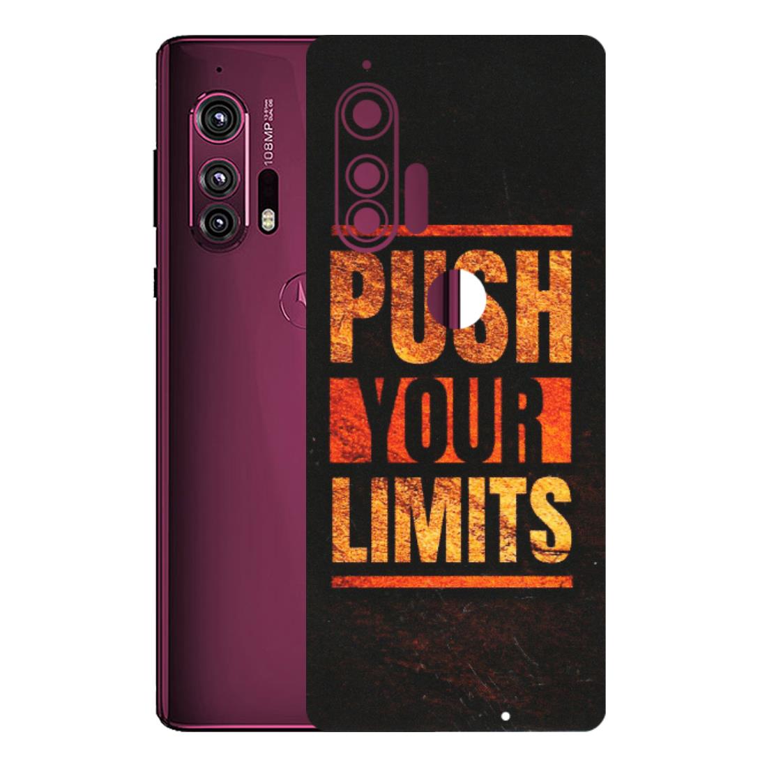 Motorola Phone Skins (All Models) - Push Your Limits - Matte Finish (M-118) Motorola Moto Edge Plus