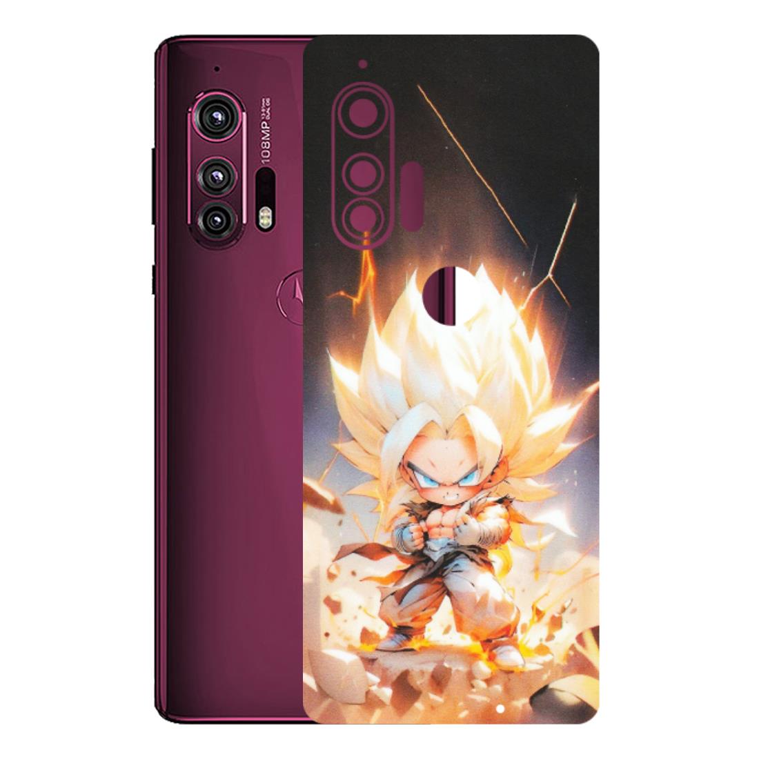 Motorola Phone Skins (All Models) - Goku Dragon Cute Anime - Matte Finish (M-131) Motorola Moto Edge Plus
