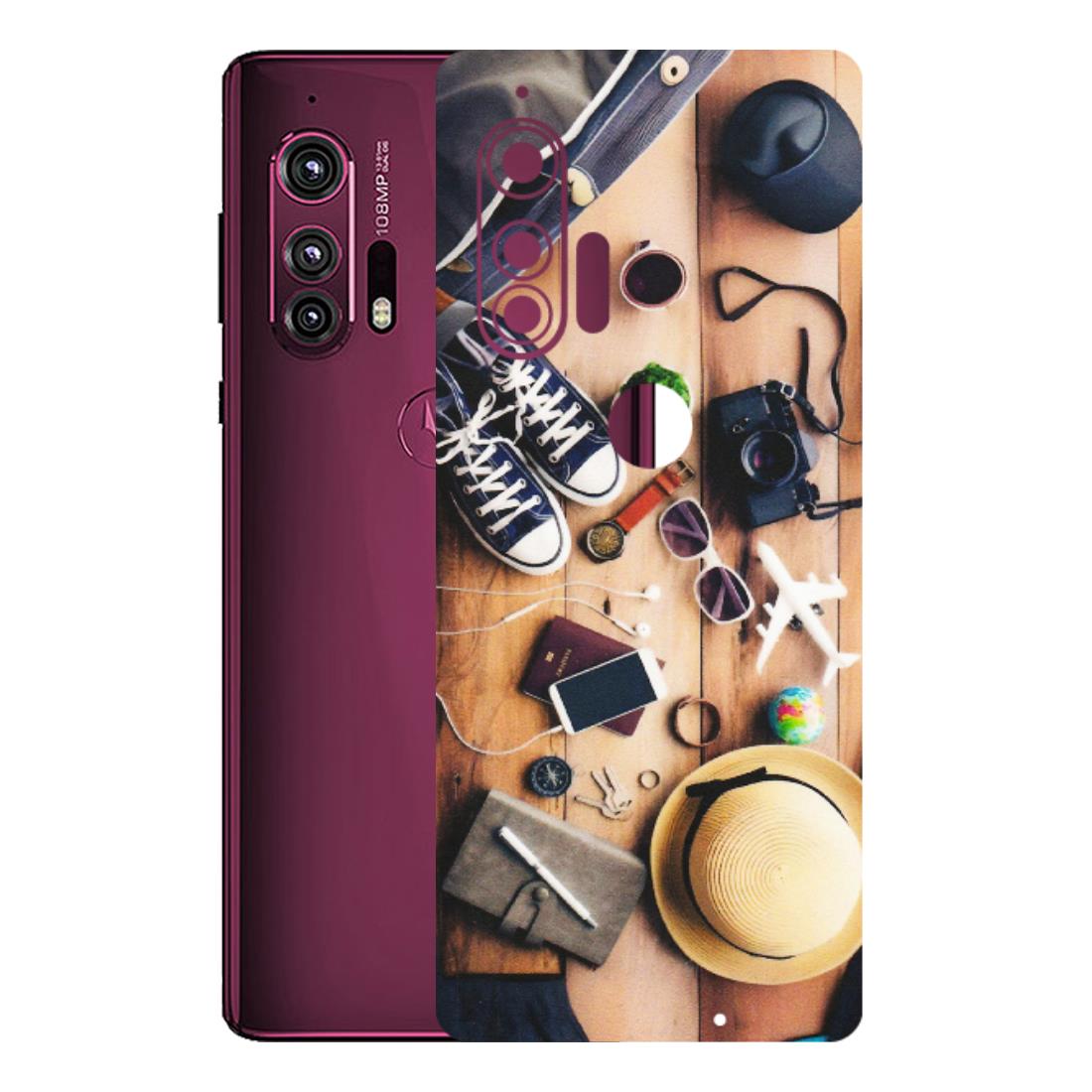 Motorola Phone Skins (All Models) - Travel Wanderlust - Matte Finish (M-133) Motorola Moto Edge Plus