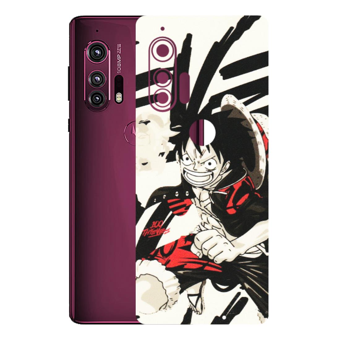 Motorola Phone Skins (All Models) - Monkey D.Luffy Manga Anime - Matte Finish (M-145) Motorola Moto Edge Plus
