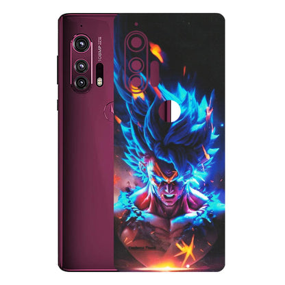 Motorola Phone Skins (All Models) - Angry Goku Dragon Ball Anime - Matte Finish (M-150) Motorola Moto Edge Plus