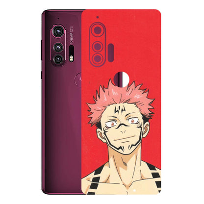 Motorola Phone Skins (All Models) - Ryomen Sukuna Fun Anime - Matte Finish (M-153) Motorola Moto Edge Plus
