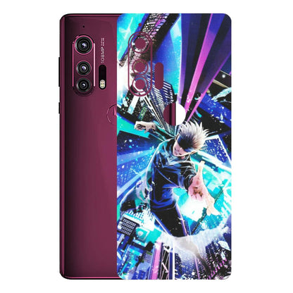 Motorola Phone Skins (All Models) - Manga Action Jujustu Kaisen Anime - Matte Finish (M-155) Motorola Moto Edge Plus