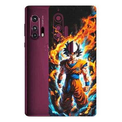 Motorola Phone Skins (All Models) - Goku Transformation Anime - Matte Finish (M-159) Motorola Moto Edge Plus