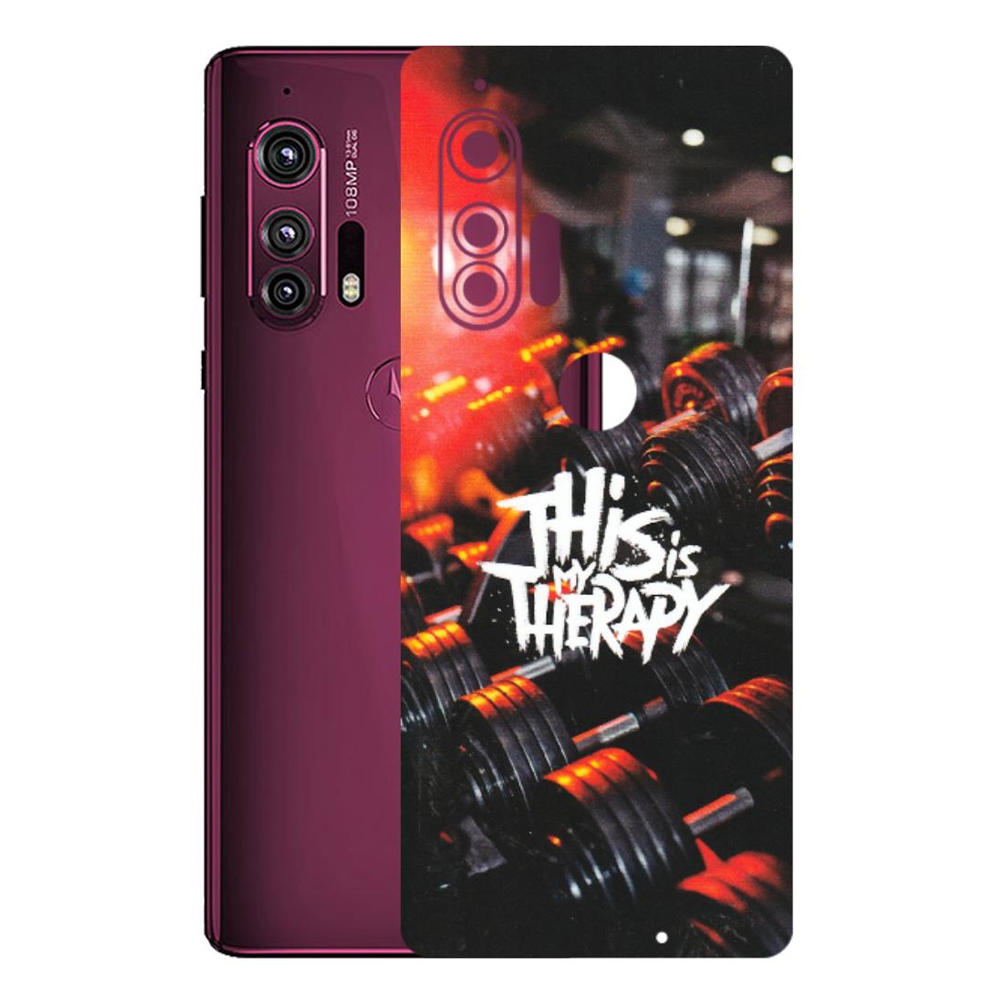 Motorola Phone Skins (All Models) - GYM Lover Therapy - Matte Finish (M-160) Motorola Moto Edge Plus