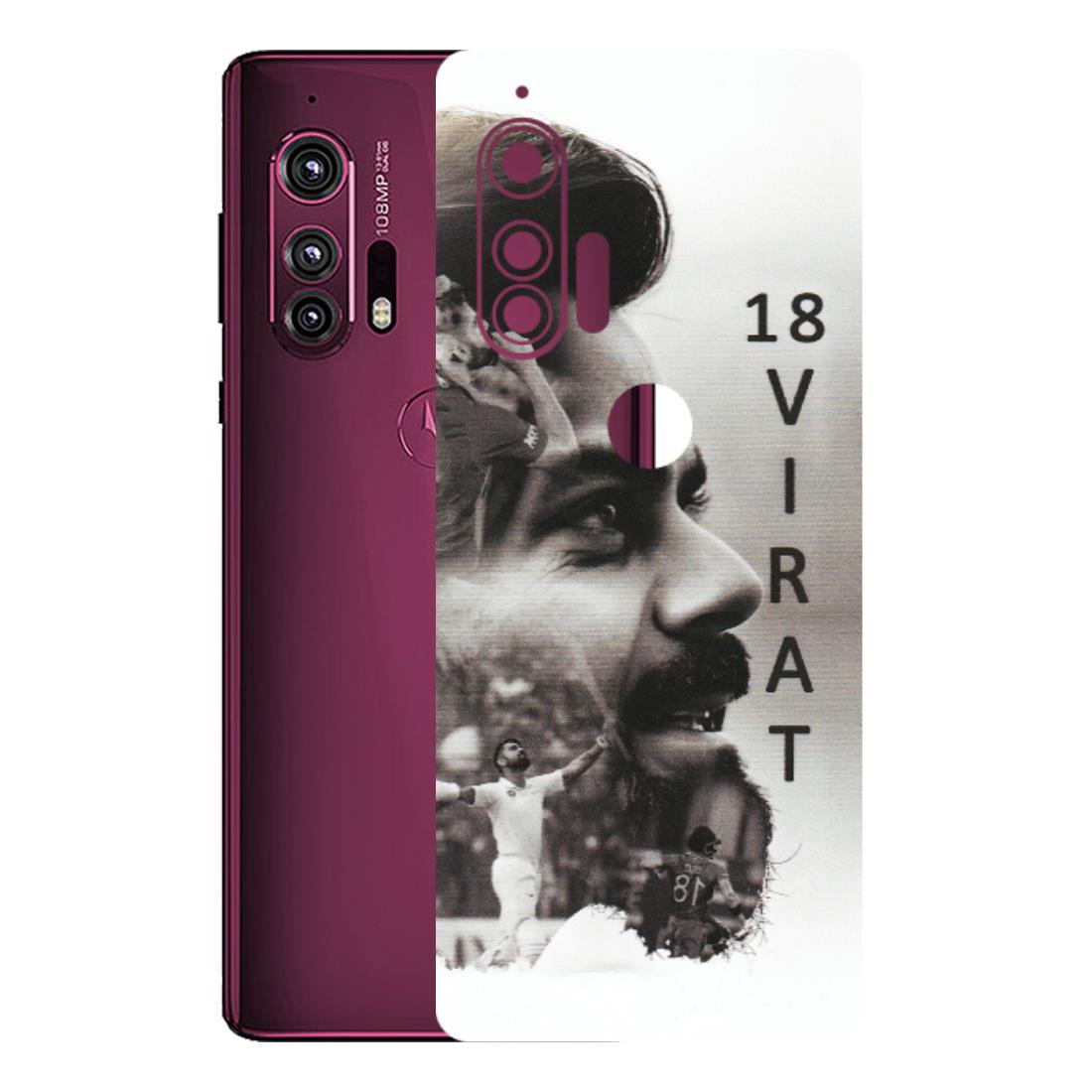 Motorola Phone Skins (All Models) - Virat Kohli Cricketer - Matte Finish (M-163) Motorola Moto Edge Plus