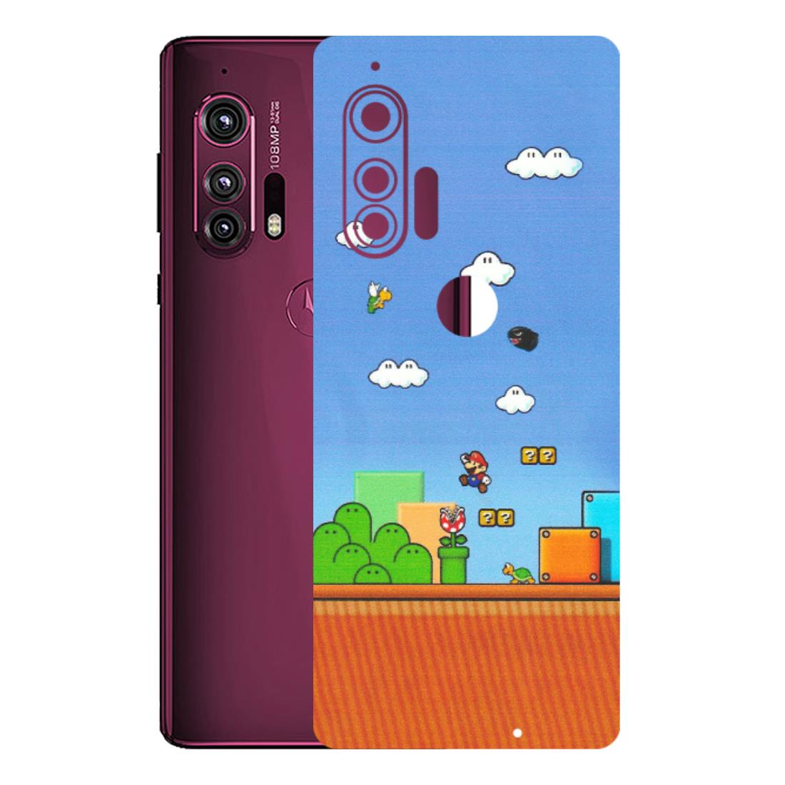 Motorola Phone Skins (All Models) - Mario Game Scene - Matte Finish (M-24) Motorola Moto Edge Plus