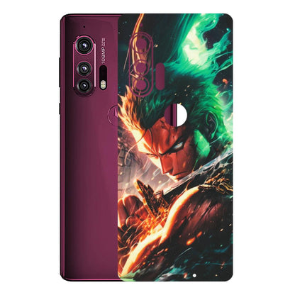 Motorola Phone Skins (All Models) - Anime Gojo Sword - Matte Finish (M-32) Motorola Moto Edge Plus