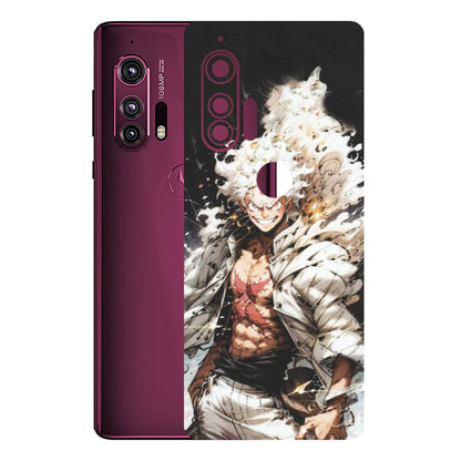 Motorola Phone Skins (All Models) - Anime Angry Classy Character - Matte Finish (M-34) Motorola Moto Edge Plus