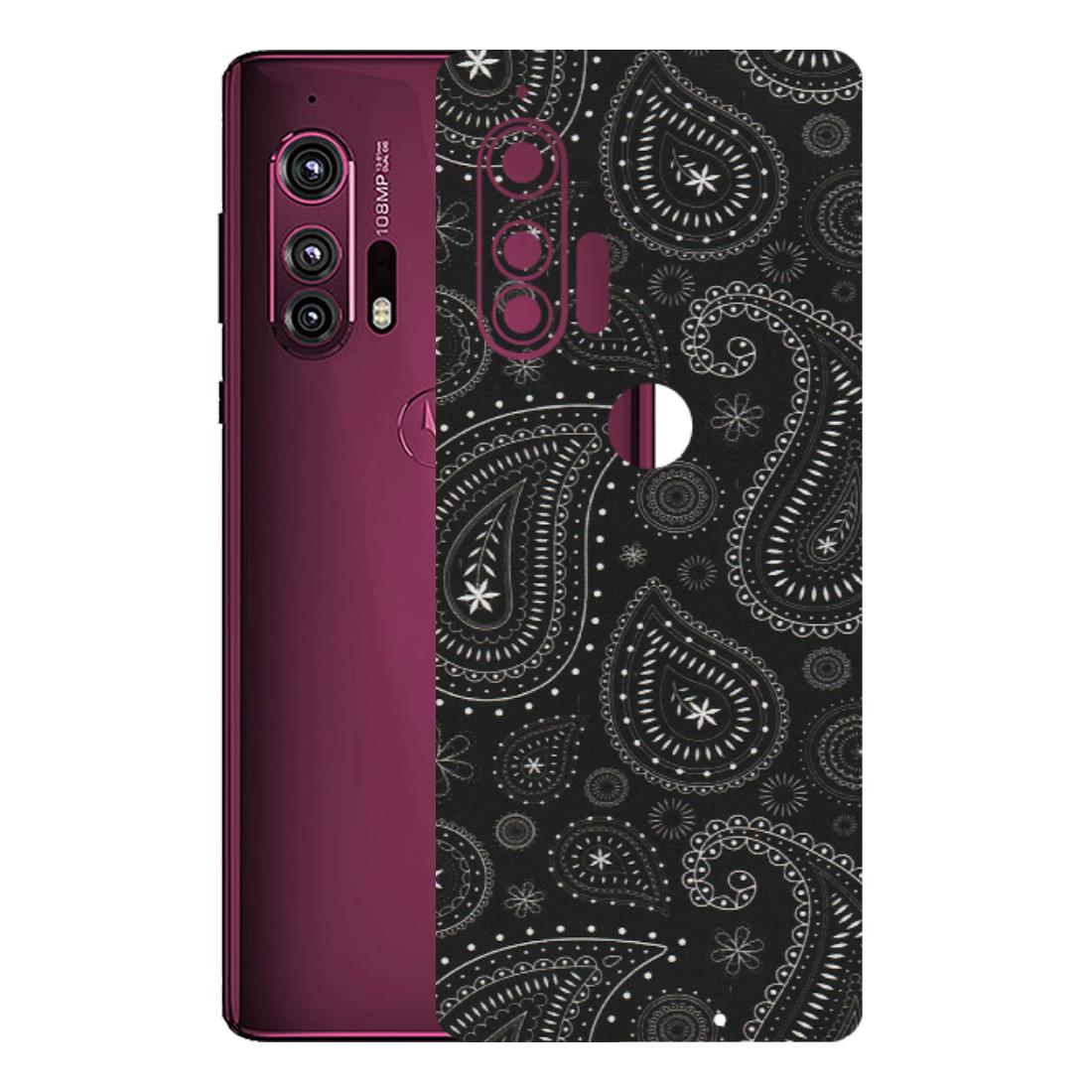 Motorola Phone Skins (All Models) - Black Sober Kerry - Matte Finish (M-37) Motorola Moto Edge Plus