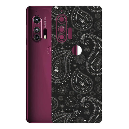 Motorola Phone Skins (All Models) - Black Sober Kerry - Matte Finish (M-37) Motorola Moto Edge Plus