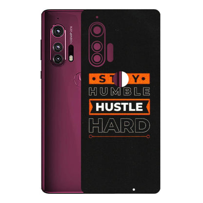 Motorola Phone Skins (All Models) - Stay Humble Stay Hard - Matte Finish (M-48) Motorola Moto Edge Plus