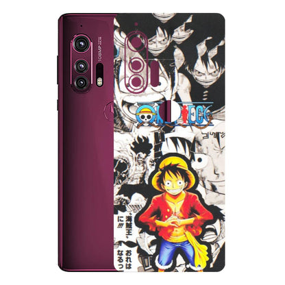 Motorola Phone Skins (All Models) - One Piece B&W - Matte Finish (M-63) Motorola Moto Edge Plus