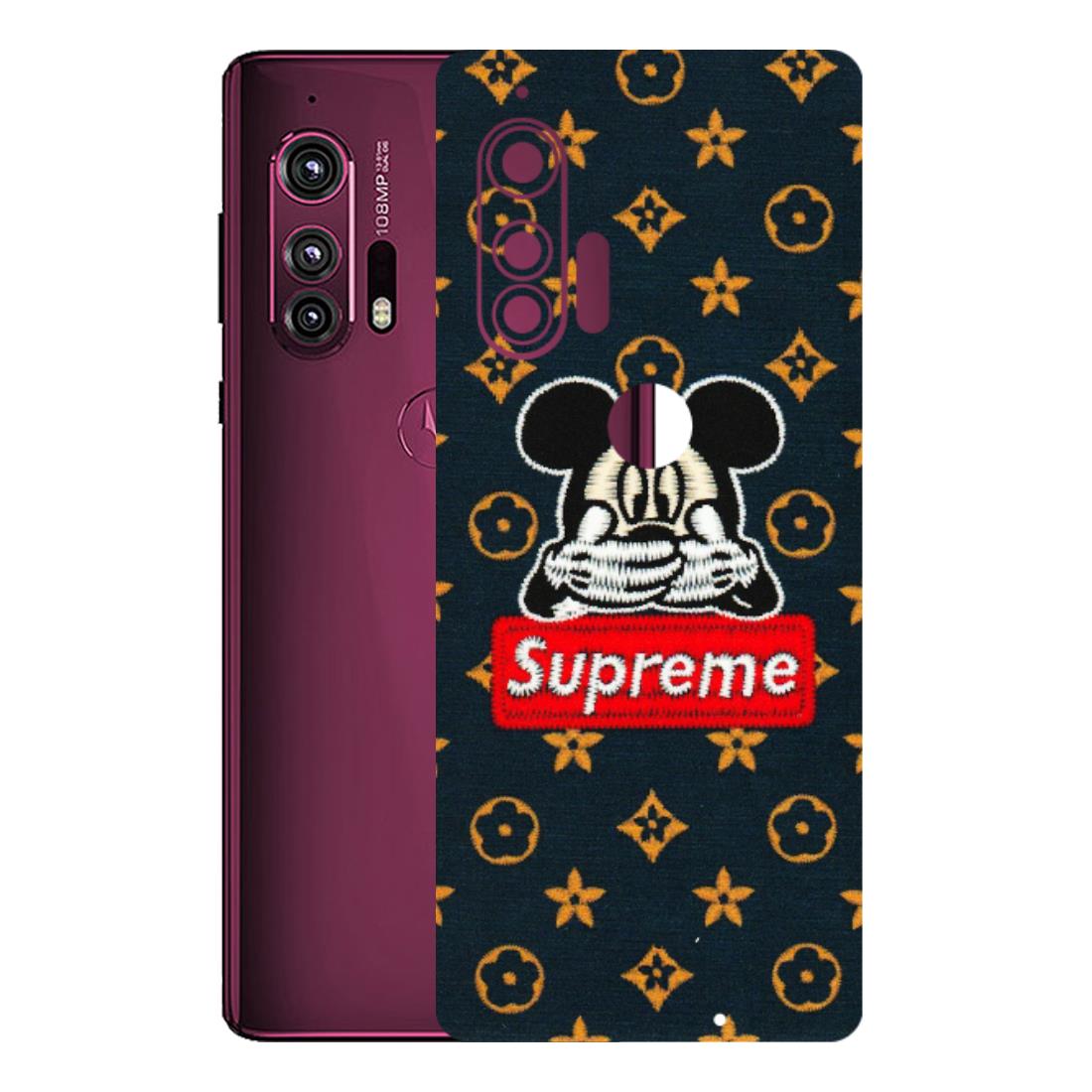 Motorola Phone Skins (All Models) - Mickey Supreme - Matte Finish (M-83) Motorola Moto Edge Plus