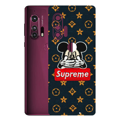 Motorola Phone Skins (All Models) - Mickey Supreme - Matte Finish (M-83) Motorola Moto Edge Plus