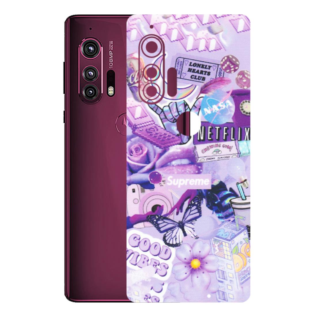 Motorola Phone Skins (All Models) - Supreme Purple Magic - Matte Finish (M-88) Motorola Moto Edge Plus