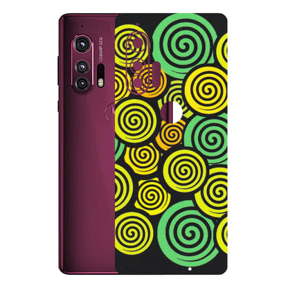 Motorola Phone Skins (All Models) - Crazy Spiral - Matte Finish (M-91) Motorola Moto Edge Plus