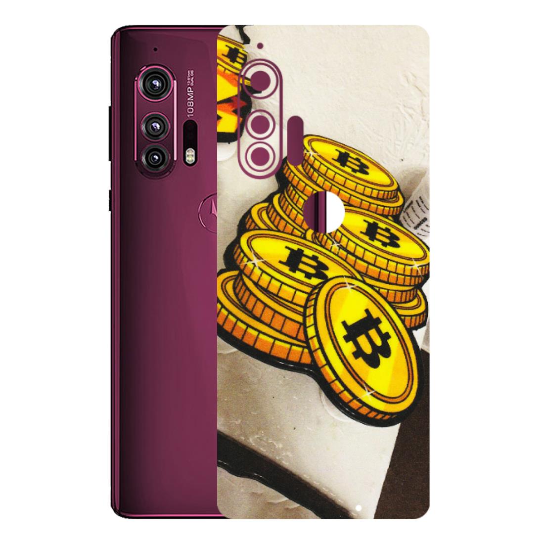 Motorola Phone Skins (All Models) - Billionaire Bitcoin Collection - Matte Finish (M-92) Motorola Moto Edge Plus