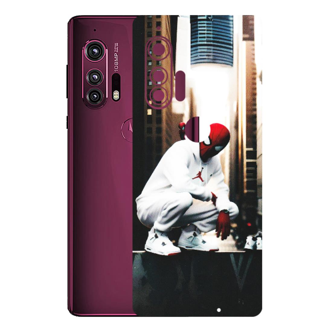Motorola Phone Skins (All Models) - Sportsman Spider Man - Matte Finish (M-94) Motorola Moto Edge Plus