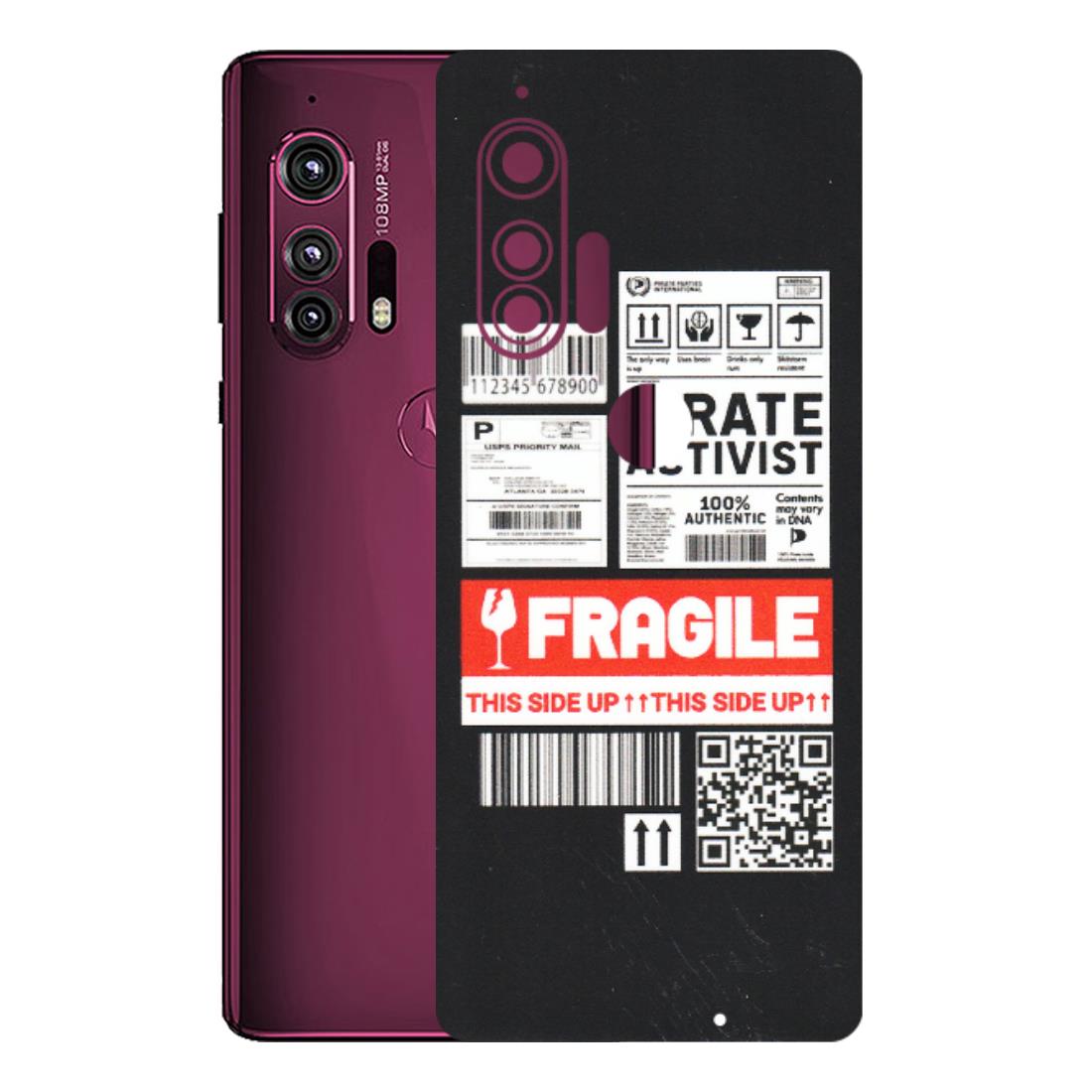 Motorola Phone Skins (All Models) - Handle With Care - Matte Finish (M-99) Motorola Moto Edge Plus