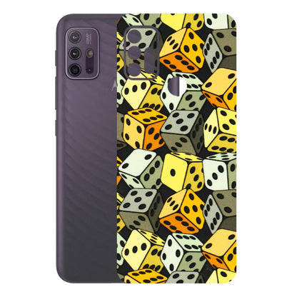 Motorola Phone Skins (All Models) - Dices Of Life - 3D Embossed Finish (L-04) Motorola Moto G10 Power