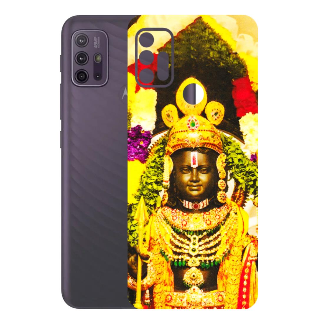 Motorola Phone Skins (All Models) - Ram Lalla Ayodhya - 3D Embossed Finish (L-103) Motorola Moto G10 Power