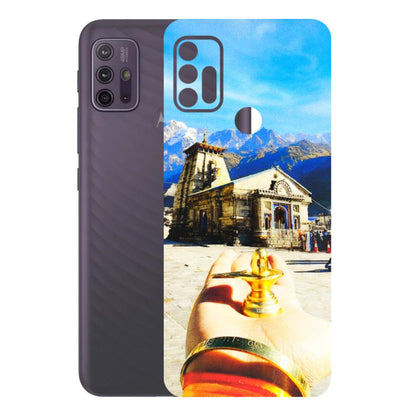 Motorola Phone Skins (All Models) - Beauty of Kedarnath - 3D Embossed Finish (L-108) Motorola Moto G10 Power