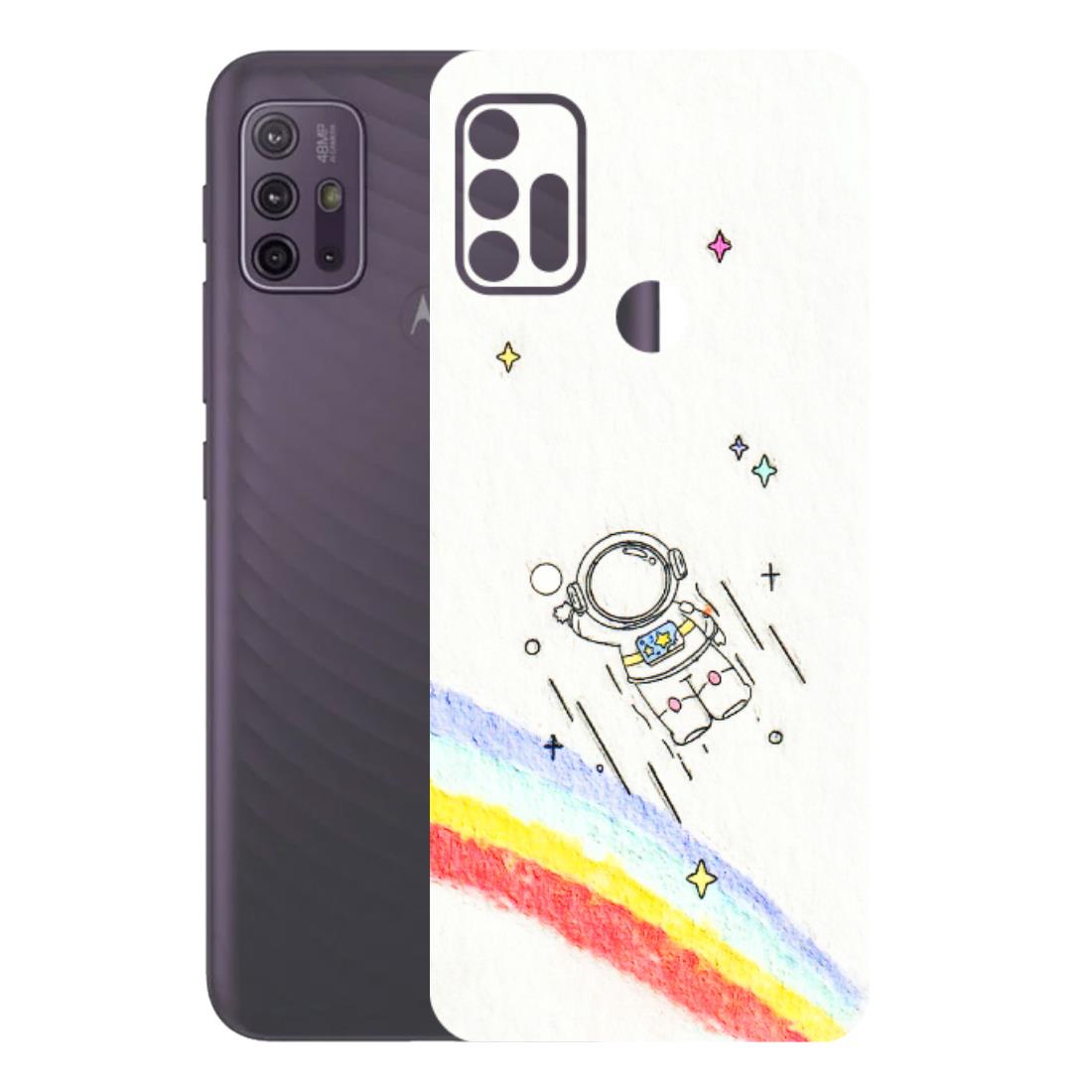 Motorola Phone Skins (All Models) - Milkyway Astronaut - 3D Embossed Finish (L-110) Motorola Moto G10 Power