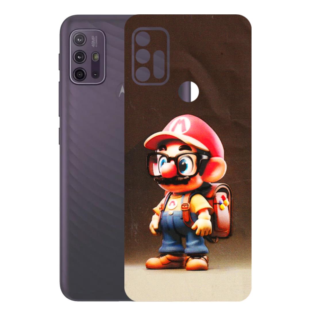 Motorola Phone Skins (All Models) - Little Mario - 3D Embossed Finish (L-119) Motorola Moto G10 Power