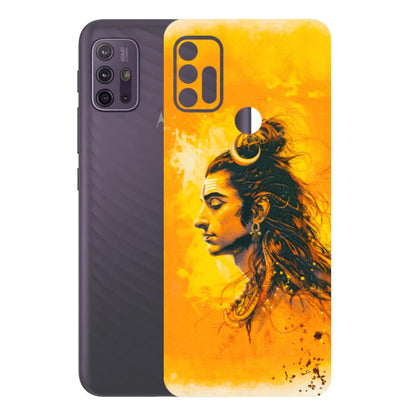 Motorola Phone Skins (All Models) - Shiv Shakti - 3D Embossed Finish (L-14) Motorola Moto G10 Power
