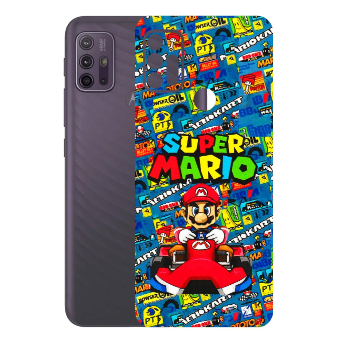 Motorola Phone Skins (All Models) - Super Mario Kart - 3D Embossed Finish (L-140) Motorola Moto G10 Power