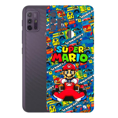 Motorola Phone Skins (All Models) - Super Mario Kart - 3D Embossed Finish (L-140) Motorola Moto G10 Power