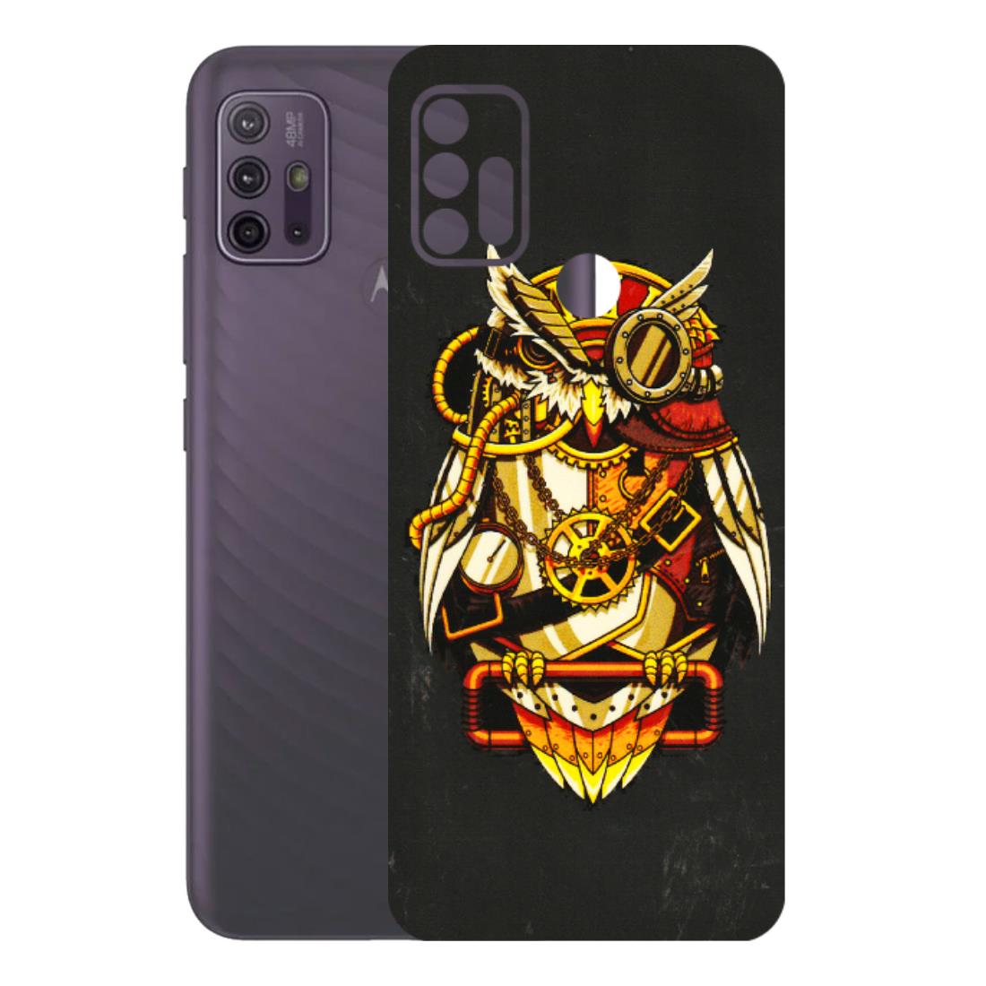 Motorola Phone Skins (All Models) - Classy Smart Owl - 3D Embossed Finish (L-144) Motorola Moto G10 Power