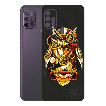 Motorola Phone Skins (All Models) - Classy Smart Owl - 3D Embossed Finish (L-144) Motorola Moto G10 Power