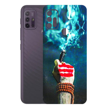 Motorola Phone Skins (All Models) - Mahadev Bhakt - 3D Embossed Finish (L-146) Motorola Moto G10 Power