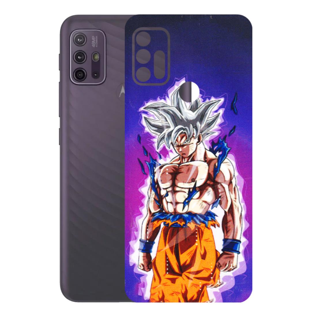 Motorola Phone Skins (All Models) - Goku Purple Anime - 3D Embossed Finish (L-147) Motorola Moto G10 Power
