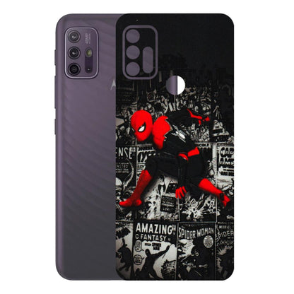Motorola Phone Skins (All Models) - SpiderMan New - 3D Embossed Finish (L-162) Motorola Moto G10 Power